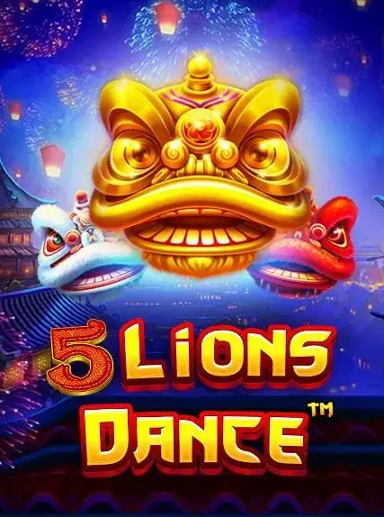 5 Lions Dance Slot online at Woolbet
